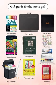 the gift guide for the artist girl