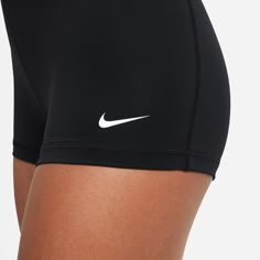 The Nike Pro 365 3" Women's Shorts are the perfect addition to your workout collection. They're snug to your body, ensuring they won't interfere with your best workout. Plus, the Nike branding around the waist will let everyone in the gym know you have an eye for quality. Shorts. Nike branded. Tight, body-hugging fit. Shorts Sport Outfit, Track Essentials, Nike Women Outfits, Nike Spandex Shorts, Nike Clothes, Nike Spandex, Black Nike Shorts, Shaun White, Birthday Basket