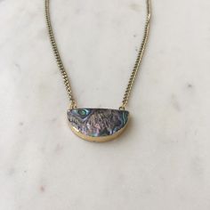 Abalone Shell Half Moon Pendant Necklace. This Is A Brand New Item And Has Never Been Used. One Of A Kind Item. Moon Pendant Necklace, Dream Board, Abalone Shell, Moon Pendant, New Item, Half Moon, Womens Jewelry Necklace, Shells, Handmade Jewelry