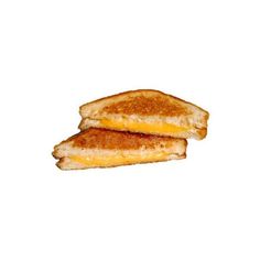 two grilled cheese sandwiches sitting on top of each other