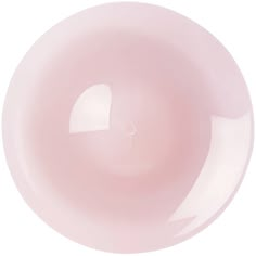 an empty pink glass bowl on a white background