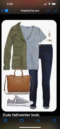 Mode Casual, Casual Work Outfits, Looks Chic, Casual Fall Outfits, Mode Inspiration, Green Jacket, Fall Winter Outfits, Work Casual, Outfits Casuales