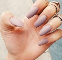 The Pinterest 100: Beauty & Grooming; Coffin-shaped nails. A top beauty trend on Pinterest, +69% this year. Future Nails, Nail Goals, Colorful Nail, Matte Nails Design, Trendy Nail, Nail Styles, Nail Arts, Nail Shapes, Manicure E Pedicure