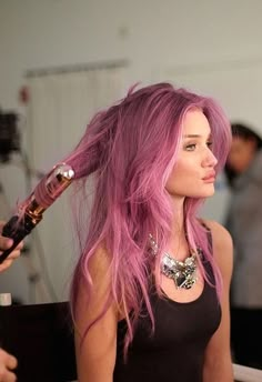 Pink Hair Dye, Hot Pink Hair, Bright Hair, Hair Color Pink, Pastel Hair, Dye My Hair, Hair Dye Colors, Hair Inspiration Color, Mermaid Hair