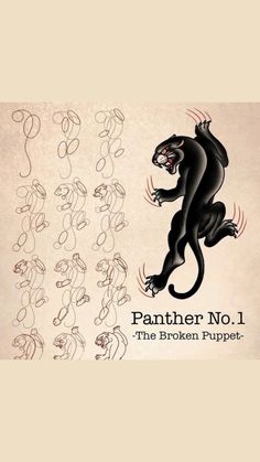 an image of panther no 1 the broken puppet