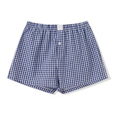 PRICES MAY VARY. Material: This women's plaid boxers are made of high quality 95%polyester, 5%cotton. The casual shorts for women are breathable and skin-friendly. Cut from soft fabric for a comfortable fit. Feature:Elastic waistband, casual lounge short ,low waist, plaid print, solid color, button front, loose fit, micro above knee length, pull-on closure, easy to put on and take off. Style: Y2k short, Low waist design highlights your charming figure. And the classic color allows you to stand o Boxer Shorts For Women, Womens Boxer Shorts, Plaid Boxers, Womens Boxer, Womens Boxers, Pajamas Shorts, Womens Pajama Shorts, Summer Plaid, Pj Shorts