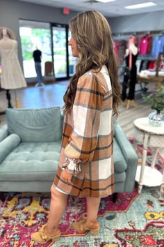 The TORI Plaid Collared Ruffle Dress screams fall in the best way possible! With its flannel like material, cuffed ruffle sleeves, and sophisticated collar you'll be sure to turn heads. Pair it with knee high boots and a cute wide brim hat and you're ready to go to the pumpkin patch or apple orchard! Runs true to size with little to no stretch. Model is wearing a small and 2X. Wash separately. Hang to dry. No bleach. Material: 65% Polyester; 35% Cotton Small 2/4 Medium 6/8 Large 10/12 XL 14/16 Plaid Shirt Dress, Candles For Sale, Apple Orchard, Plaid Dress Shirt, Ruffle Sleeves, Wide Brimmed Hats, Brim Hat, Wide Brimmed, Xl Dress