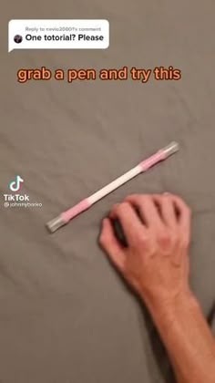 Spin A Pencil In Your Hand, Rapid Skill Acquisition, How To Do Pen Tricks, How To Learn Pen Spinning, How To Flip Pen In Fingers, How To Do The Pencil Spin