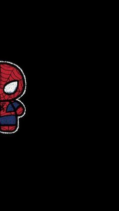 a spiderman embroidered on the side of a black background