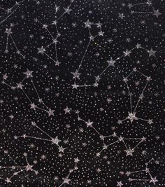 an image of stars in the sky with white dots and lines on black background for wallpaper