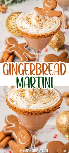 This is one of the best holiday martini recipes ever - creamy, rich and decadent Gingerbread Martini! Easy Christmas cocktails recipe your whole family will enjoy! Holiday Dessert Cocktails, Holiday Martini Recipes Christmas, Cocotini Recipe, Festive Holiday Drinks Alcohol, Fun Thanksgiving Drinks Alcohol, Best Holiday Drinks, Thanksgiving Dessert Drinks, Xmas Party Drinks, Christmas Holiday Drinks Alcohol