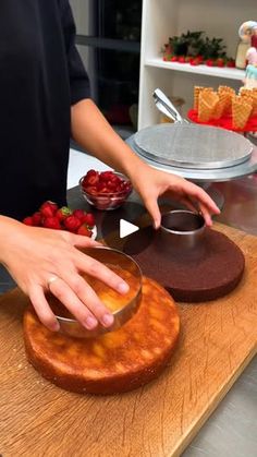 a person using a knife to cut up some food