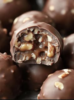 there is a chocolate candy with nuts in it