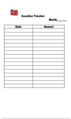 a printable goal tracker is shown in this image