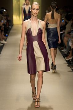 Guy Laroche womenswear, spring/summer 2015, Paris Fashion Week Guy Laroche, Leather Dresses, Comme Des Garcons, Couture Fashion, Modern Luxury