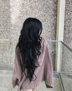 Black Brazilian, Jet Black Hair, Hair Silky, Long Dark Hair, Haircuts For Long Hair, Hair Inspiration Color, Human Hair Wig, Long Hair Cuts