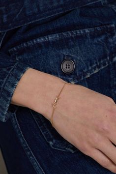 Gold Silver-tone bracelet | SAINT LAURENT | NET-A-PORTER Delicate Gold Bracelet Classy, Luxury Gold Bracelet, Ysl Bracelet, Dreams List, Braclets Gold, Initial Bracelets, Delicate Gold Bracelet, Initial Bracelet Gold, Tiffany Bracelets