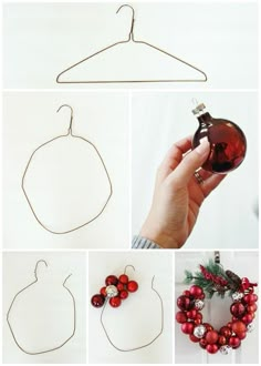 various pictures of christmas decorations and items to make it look like an ornament