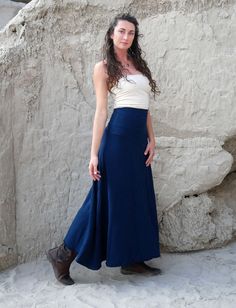 Shape - The Ojai is an A-line staple design that you will reach for again and again. Not as flowy and wide as our Wanderer Skirt but a touch more flared when compared to our Simplicity Skirt. Size - Order based on your HIP measurement Fabric Shown - Fleece Hemp/Organic Cotton Knit Color Shown - Sapphire Gaia Conceptions, Above Elbow, Fabric Bolts, Again And Again, Dyeing Process, Organic Fabrics, Elbow Sleeve, Clothing Care, Cotton Knit