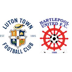 two logos for the united soccer team, one with a ball and another with a ship wheel