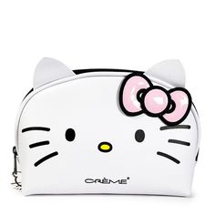 Hello Kitty Dome Makeup Bag (1 unit) Hello Kitty Pouch, Leather Makeup Pouch, Hello Kitty Makeup Bag, Holiday Makeup, Makeup Pouch, Sulfate Free, Toiletry Bags, Travel Pouch, Paraben Free