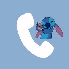 an image of a phone with stitchy on it and the number six in front