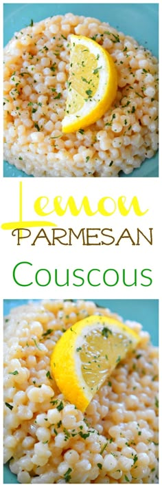 lemon parmesan couscous is an easy and delicious side dish for any meal