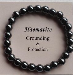 HEMATITE Bracelet Stretch Fit, 8mm Hematite Crystal Bracelet, Grounding and Protection Bracelet for Women, Root Chakra Healing, Spiritual Gift for Her Gemstone: Haematite Item Details: Stretch Fit Bracelet  The approximate length is 7.5 inches but it will stretch to fit most wrist sizes. Please send a message if you require a larger or smaller size (at no additional cost) Bead size: 8mm  Due to different light and screen, the color may be slightly different from the picture. - Every natural ston Root Chakra Healing, Hematite Crystal, Chakra Racine, Hematite Bracelet, Fitness Bracelet, Protection Bracelet, Spiritual Gifts, Root Chakra, Chakra Healing