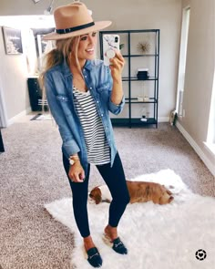 Momma Outfits, Kemeja Denim, Cooler Style, Cool Winter, Summer Fashion Trends, Weekend Outfit