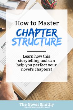 a person is writing on a book with the title, how to master charter structure