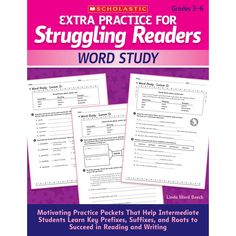 an extra practice for struggling readers word study