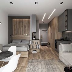 Small Apartment Plans, Apartemen Studio, Romantic Dance, Studio Apartment Living, Condo Interior Design, Studio Apartment Divider, Small Apartment Interior, Condo Interior, Condo Design