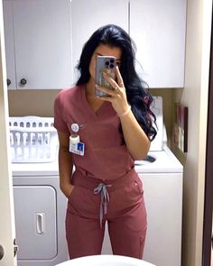 Hospital Work Outfit, Pucking Around, Ultrasound Technician School, Nurse Fashion Scrubs, Rachel Price, Nurse Outfit Scrubs, Nurse Fashion, Nurse Hairstyles, Dental Scrubs