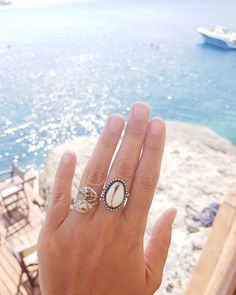 Sterling Silver Natural Sea Shell Ring bohemian Ring boho - Etsy Greece Summer Beach Jewelry Ring, Beach Summer Jewelry Ring, Summer Beach Ring Jewelry, Handmade Open Ring Jewelry For Beach, Silver Shell For Beach With Ocean-inspired Style, Bohemian Oval Jewelry For Beach, Bohemian Oval Jewelry For The Beach, Handmade Silver Shell For Beach, Silver Shell Rings For Beach