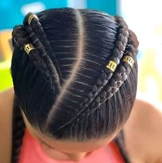 25 Breathtaking Braided Hairstyles That Can Charm Anybody Simple Braided Hairstyles, Two Braid Hairstyles, Feed In Braids Hairstyles, Hair Braid Videos, Cool Braid Hairstyles, Two Braids, Cool Braids, Girls Hairstyles Braids, Girls Braids