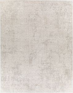 a white rug with an abstract design on the top and bottom corner, in shades of gray