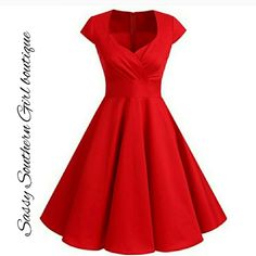 Boutique Item: New Red Short Sleeve Cotton/Spandex Dress. Has Back Zip Some Strech. Sizing Details Listed. Pinup Dame, Valentine's Day, Christmas, Reception, Audrey Hepburn, Retro, Church, Dressy, Wedding. Closet Details Please Read No Low-Ball Offers Shipping 1-5 Days No Exchanges Per Posh Bx18l Red Fitted A-line Dress, Red Stretch A-line Dress, Fitted Retro Red Mini Dress, Red Fitted Retro Mini Dress, Retro Red Fitted Mini Dress, Retro V-neck Dress, Vintage Red V-neck Mini Dress, Retro Red Stretch Dress, Christmas Reception