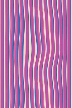 a pink and blue striped wallpaper with vertical lines in the center, as well as horizontal stripes