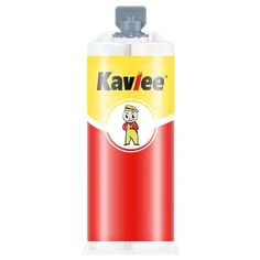 a close up of a can of karvee on a white back ground