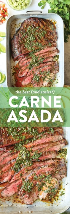 the best and fastest carne asada recipe is in this cookbook, it's ready to be eaten