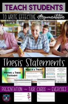 a poster with the words, how to write effective statements and what to use them