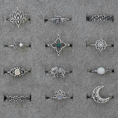 Aesthetic Rings, Jewelry Accessories Ideas, Girly Accessories, Fancy Jewellery, Silver Jewelry Fashion, Jewelry Outfit