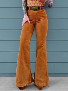 70s Outfits Ideas, 70s Pants, Retro Western, Cotton Linen Pants, Jeans Casual, Linen Style