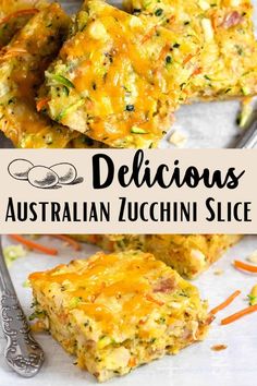 delicious and easy zucchini slice recipe that's ready in under 30 minutes