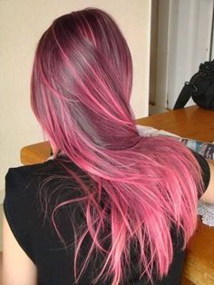 A glossy sheen is almost too easy to achieve with these best shine sprays for hair Pastel Pink Balayage Black Hair, Pink Hair Balayage, Bold Hair Color, Pink Highlights, Haircuts For Long Hair, Cool Hair Color, Grunge Hair, Dream Hair