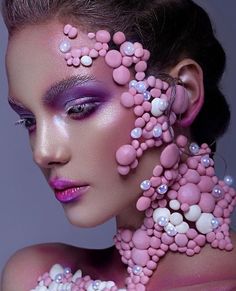 Candy Photoshoot, Horror Make-up, Hair Tattoo, Home Hair, Carnival Makeup, Make Up Ideas, Face Art Makeup