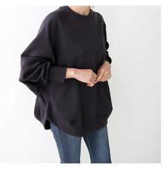 Sku CY-!124302 Material Polyester Fiber Style Loose Feature Solid Color Neckline Round Occasion Casual, Vintage Seasons Spring, Winter Type Sweatshirt Color White, Black Size S, M, L, XL Size Chart: Please consult the size chart we provide for this item's measurements to help you decide which size to buy. Please note: There may be 1-3cm differ due to manual measurement. CM Bust Shoulder Sleeve Waist Hip Thigh Length One size / / / / / / / S 104 / / / / / 66 M 108 / / / / / 67 L 112 / / / / / 68 Black Winter Tops For Everyday Wear, Winter Black Tops For Everyday, Black Everyday Winter Top, Black Drop Shoulder Tops For Everyday, Everyday Black Stretch Sweatshirt, Everyday Stretch Black Sweatshirt, Black Drop Shoulder Tops For Fall, Black Drop Shoulder Top For Winter, Winter Raglan Sleeve Stretch Tops