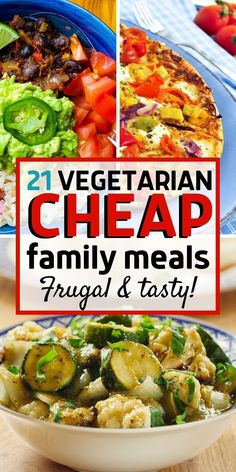 vegetarian cheap family meals frugal and tasty