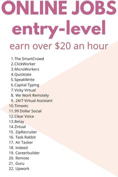 Extra Money Jobs, Typing Jobs From Home, Work From Home Careers, Easy Online Jobs, Entry Level Jobs, Work From Home Companies, Typing Jobs, Earn Money Online Fast, Legit Work From Home