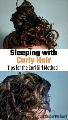 Sleeping With Curly Hair, Sleep With Curly Hair, The Curly Girl Method, Hair 50, Curly Hair Overnight, How To Sleep, Hair Help